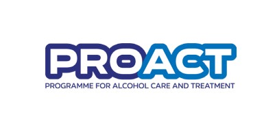 Logo PROACT - Acronym for "Programme for alcohol care and treatment".